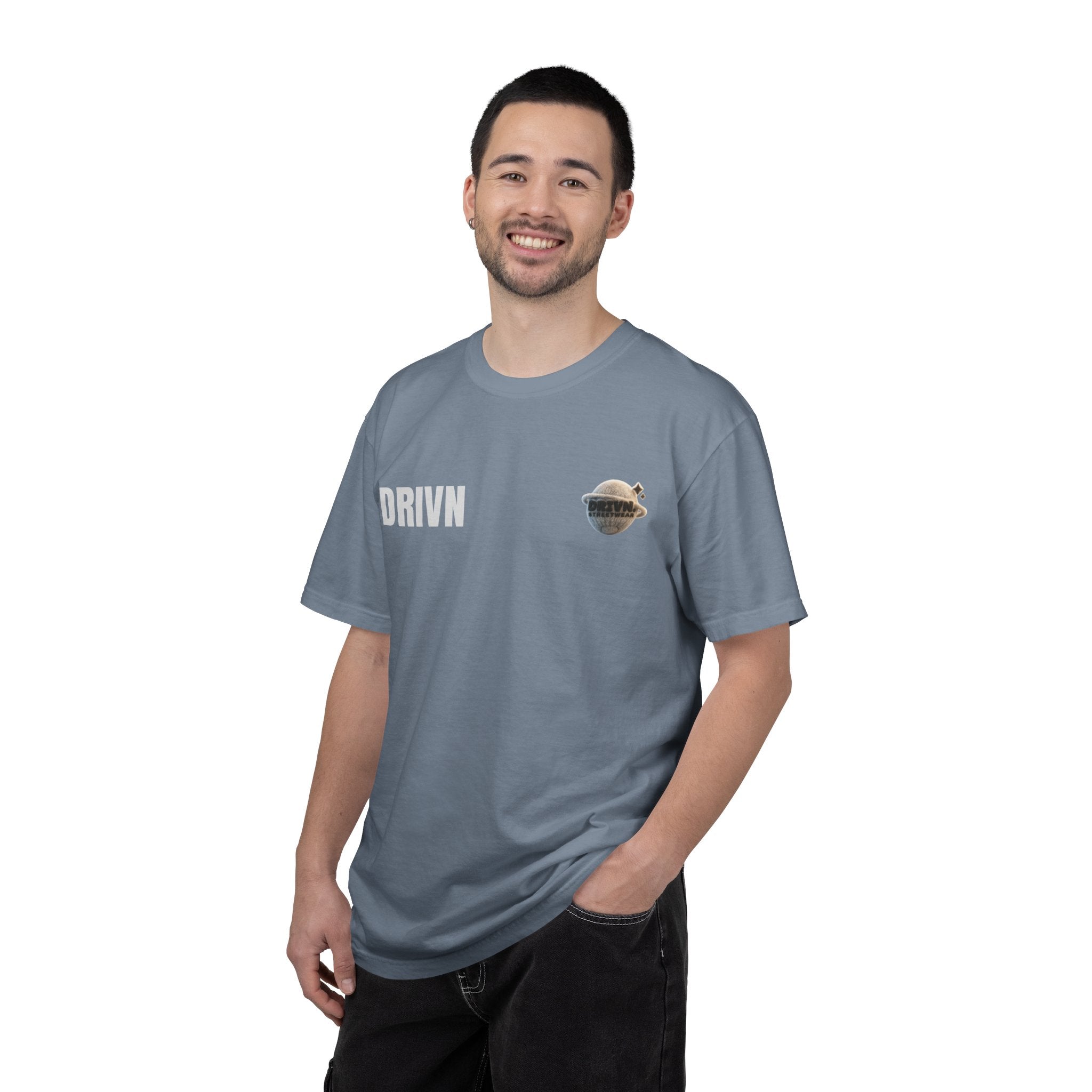 Faith Over Fear T-Shirt — 'DRIVN' Graphic Unisex Garment-Dyed Tee