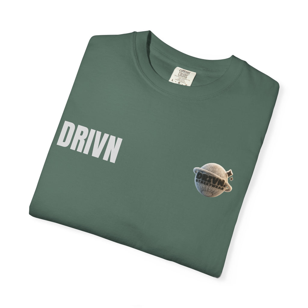 Faith Over Fear T-Shirt — 'DRIVN' Graphic Unisex Garment-Dyed Tee