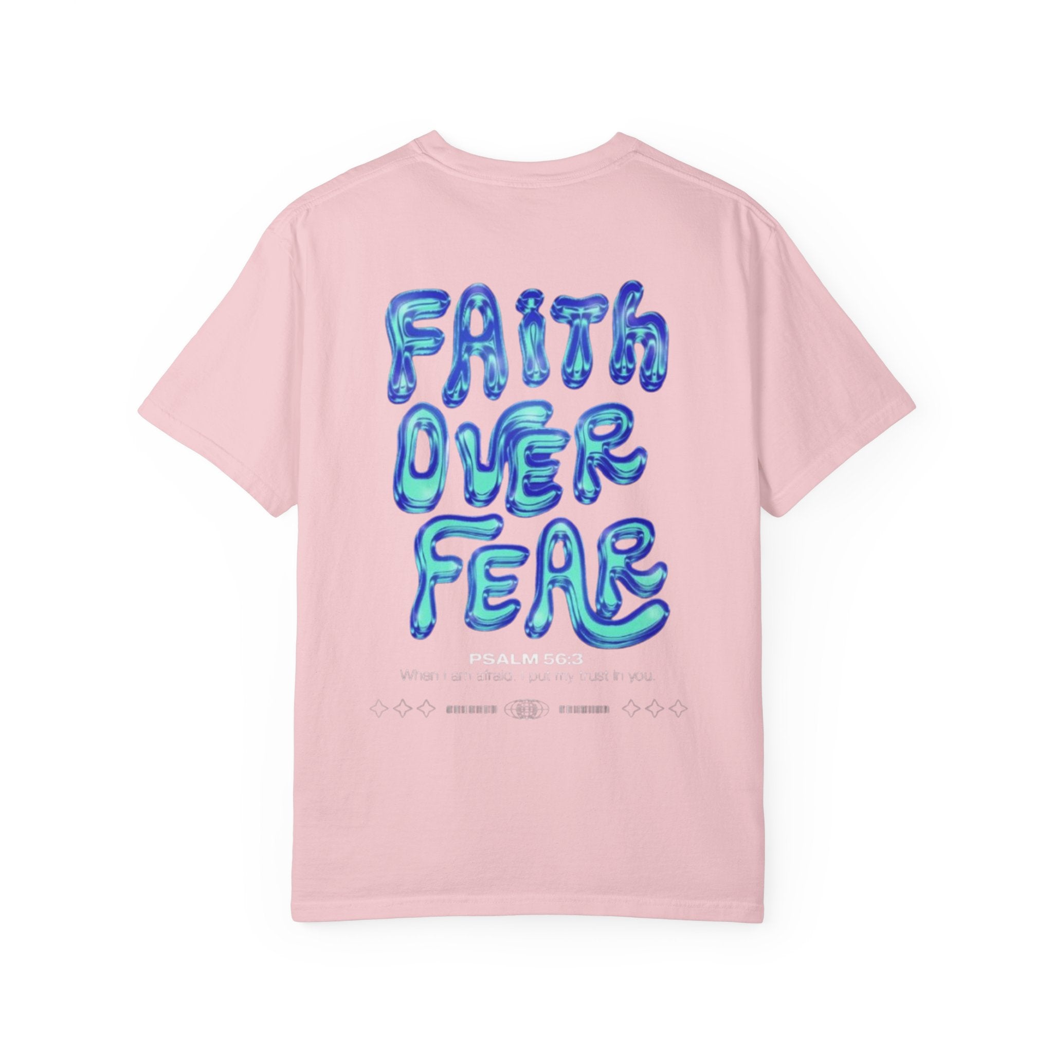 Faith Over Fear T-Shirt — 'DRIVN' Graphic Unisex Garment-Dyed Tee