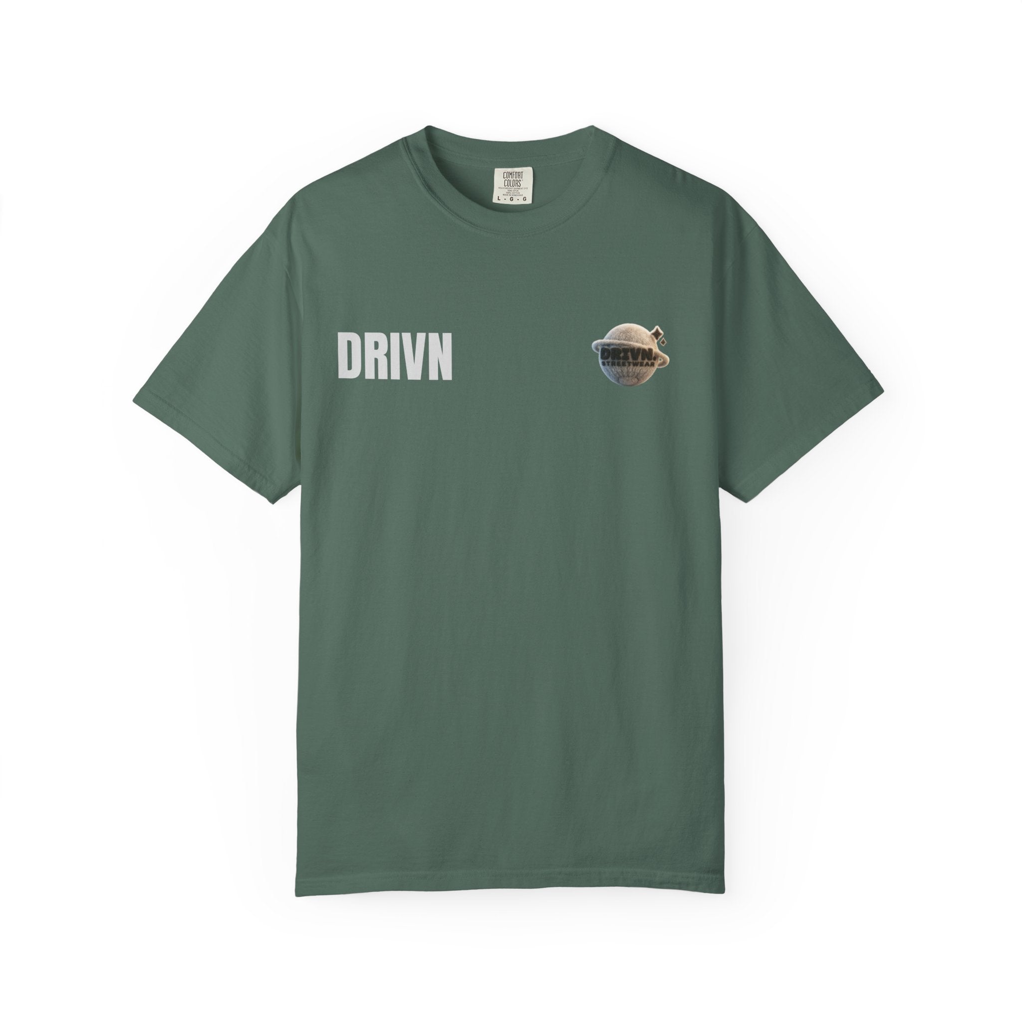 Faith Over Fear T-Shirt — 'DRIVN' Graphic Unisex Garment-Dyed Tee